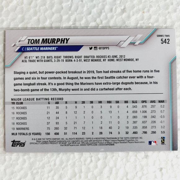 Seattle Mariners 6 Card Lot - BSBL [25_3] - Picture 13 of 13